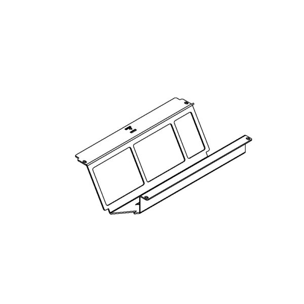 Produktbild WAD 135 502  -  Steckdoseneinsatz Typ 35 für 5 FLF, vertikal, leer